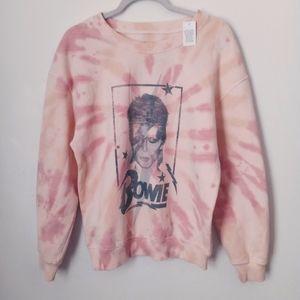 NWT David Bowie/Ziggy Stardust Sweatshirt, Size Medium